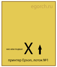 образец для понимания направления печати с метками